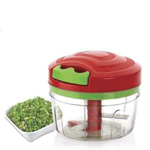 753_Manual Food Chopper, Compact & Powerful Hand Held Vegetable Chopper/Blender DHRmart