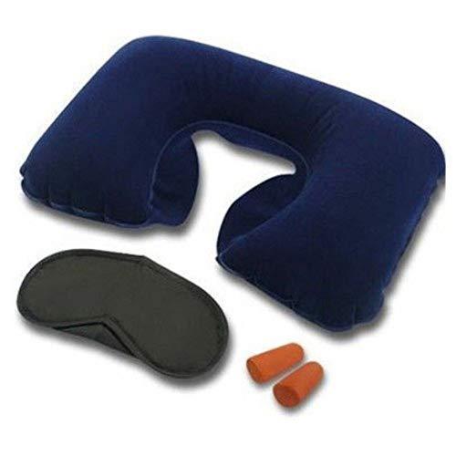 505 -3-in-1 Air Travel Kit with Pillow, Ear Buds & Eye Mask DHRmart WITH BZ LOGO